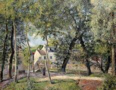 Landscape at Osny near the Drinking Trough (Camille Pissarro) - Muzeo.com
