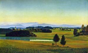 Landscape at Staffelsee (Georg Schrimpf) - Muzeo.com