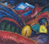 Landscape, Murnau, Germany (Alexej von Jawlensky) - Muzeo.com