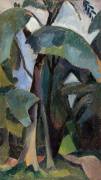 Landscape study, Saint Cloud (Robert Delaunay) - Muzeo.com