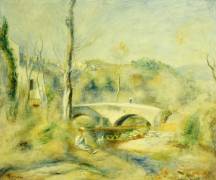 Landscape with a Bridge (Auguste Renoir) - Muzeo.com