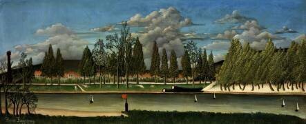 Landscape with Tree Trunks (Henri Rousseau) - Muzeo.com