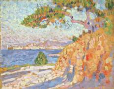 Lanscape of the Midi (South of France) (Theo van Rysselberghe) - Muzeo.com