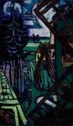 Large Laren Landscape with Windmill (Max Beckmann) - Muzeo.com