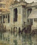 Le Bain des Brahmines, à Madura (Georges Gasté) - Muzeo.com