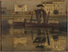 Le canal de la Bastille (Raoul-André Ulmann) - Muzeo.com