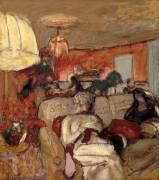 Le canapé - madame Hessel à Vaucresson, au Clos-Cézanne (Edouard Vuillard) - Muzeo.com