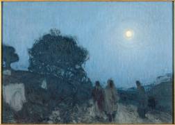 le Christ et ses disciples sur la route de Béthanie (Henry Ossawa Tanner) - Muzeo.com