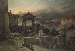 Le Cimetière de Saint-Privat, 18 août 1870 (Alphonse de Neuville) - Muzeo.com
