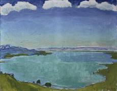 Le lac de Genève vu de Caux (Ferdinand Hodler) - Muzeo.com