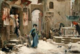 Le loup de Gubbio (Luc Olivier Merson) - Muzeo.com