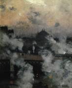 Le Pont de l’Europe (Norbert Goeneutte) - Muzeo.com