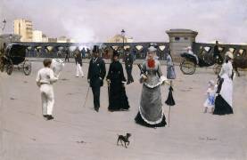 The Bridge of Europe (Jean Béraud) - Muzeo.com