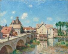 Le Pont de Moret (Alfred Sisley) - Muzeo.com