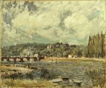 Le Pont de Sevres (Alfred Sisley) - Muzeo.com