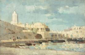Le port d'Alger (Albert Lebourg) - Muzeo.com