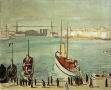 Le port de Marseille (Albert Marquet) - Muzeo.com
