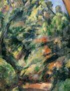Le rocher rouge (Paul Cézanne) - Muzeo.com