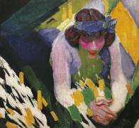 Le ruban bleu, 1910 (Frantisek Kupka) - Muzeo.com