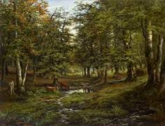 Le Trou fondu (forêt de Compiègne) (Claude Sébastien Hugard) - Muzeo.com