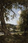 Le Vieux noyer. Souvenir de l'Allier (Henri Joseph Harpignies) - Muzeo.com