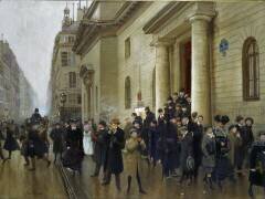 Leaving the lycée Condorcet (Jean Béraud) - Muzeo.com