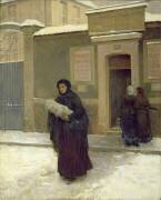 Leaving the Maternity Hospital (Guillaume Albert Demarest) - Muzeo.com