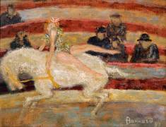 L'ecuyere Aerobatic Show on horseback in a circus (Pierre Bonnard) - Muzeo.com