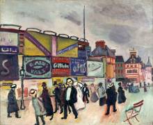 Les Affiches à Trouville (Raoul Dufy) - Muzeo.com