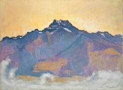 Les Dents du Midi (Ferdinand Hodler) - Muzeo.com