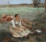 Les foins (Jules Bastien-Lepage) - Muzeo.com
