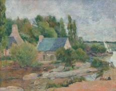Les Lavandières à Pont-Aven (Paul Gauguin) - Muzeo.com