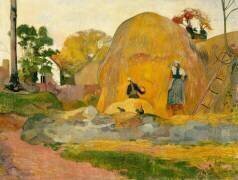 Les meules jaunes ou La moisson blonde (Paul Gauguin) - Muzeo.com
