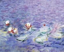 Les Nympheas : Le Matin (Claude Monet) - Muzeo.com