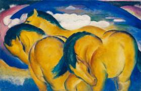 Les petits chevaux jaunes (Franz Marc) - Muzeo.com