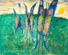 Les quatre pèlerins du soir (Etienne Cournault) - Muzeo.com