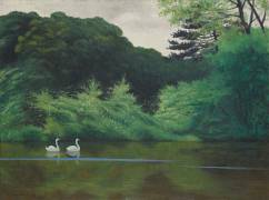l'Ile du Lac Saint-James (Félix Vallotton) - Muzeo.com
