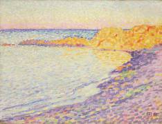 Little Beach, Saint-Tropez (Theo van Rysselberghe) - Muzeo.com