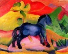 Little Blue Horse (Franz Marc) - Muzeo.com