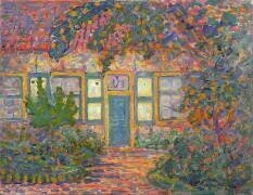 Little House in Sunlight (Piet Mondrian) - Muzeo.com