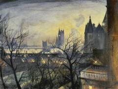 London Twilight from the Adelphi (Christopher Nevinson) - Muzeo.com