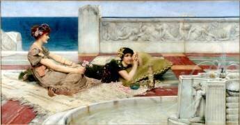 Love in Idleness (Lawrence Alma-Tadema) - Muzeo.com