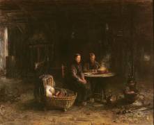Lunch at a Farm in Karlshaven near Delden (Jozef Israëls) - Muzeo.com