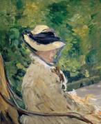 Madame Manet at Bellevue (Edouard Manet) - Muzeo.com