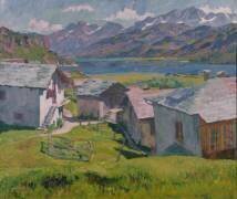Maloja and Lake Sils (Giovanni Giacometti) - Muzeo.com