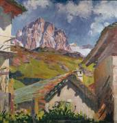 Maloja in summer (Piz Lagrev) (Giovanni Giacometti) - Muzeo.com