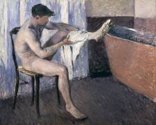 Man drying his Leg (Gustave Caillebotte) - Muzeo.com