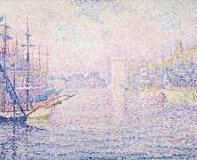 Marseille Port, Morning Mist (Paul Signac) - Muzeo.com