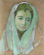 Marthe with a White Veil (Maurice Denis) - Muzeo.com