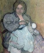 Maternity with a White Dress : Jean-Paul (Maurice Denis) - Muzeo.com